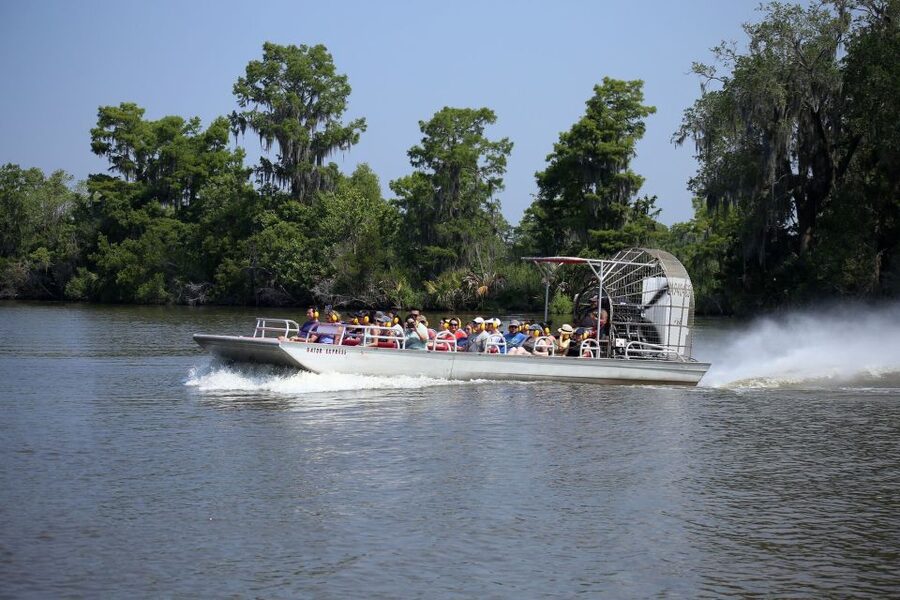 From Lafitte: Swamp Tours South of New Orleans by Airboat - Small boat or large boat?