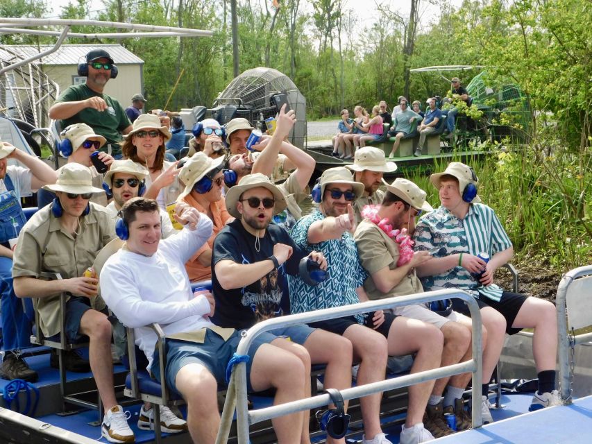 New Orleans: 16 Passenger Airboat Swamp Tour - Following Shallow Water Channels Through Cypress and Willow