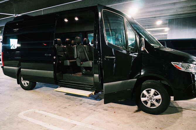 New Orleans Arrival Chauffeur Driven Transport by Executive Sprinter - A quiet start after landing at Louis Armstrong Airport