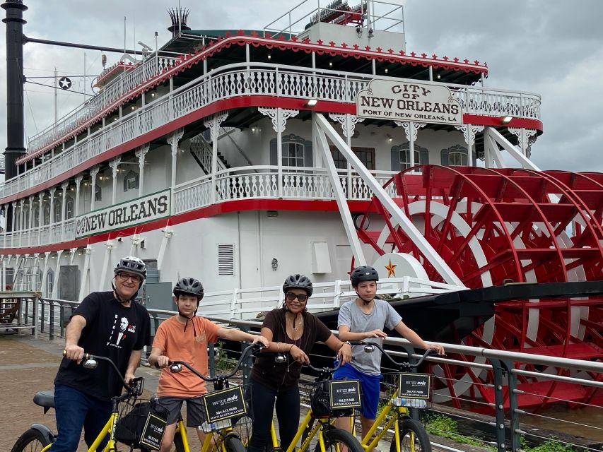 New Orleans: Buzz the Crescent Guided Bike Tour - An above-ground cemetery and New Orleans funeral customs