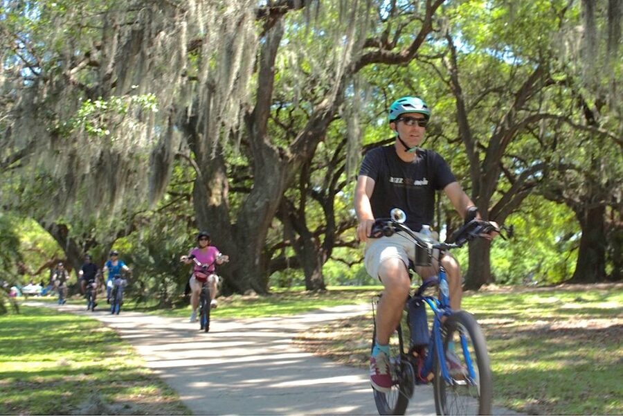 New Orleans: Buzz the Crescent Guided Bike Tour - City Park, giant live oaks, and small wildlife