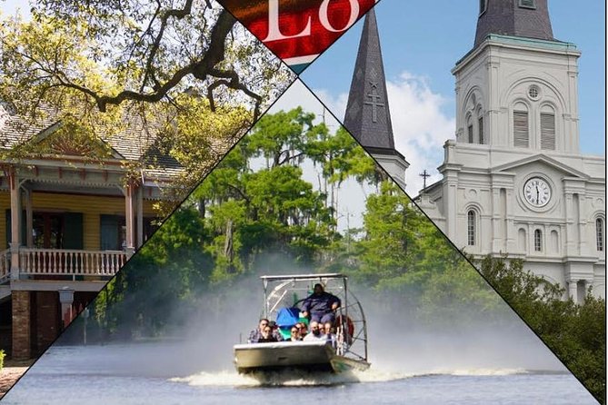 New Orleans City, Cemetery and Swamp Full-Day Tour - The French Quarter from an air-conditioned minibus