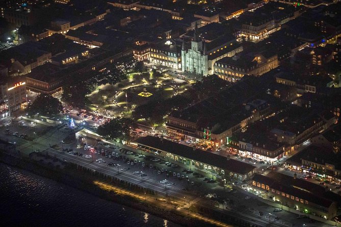 New Orleans City Lights Night Helicopter Tour - Why New Orleans looks better from the air at night