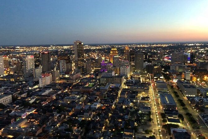 New Orleans City Lights Night Helicopter Tour - The private group format and seating advantage