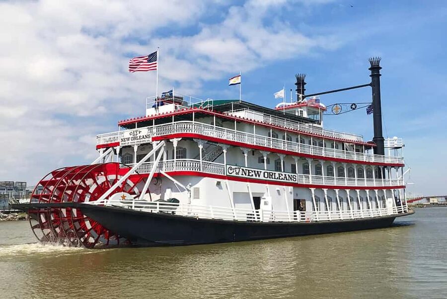 New Orleans: Daytime Steamboat Jazz Cruise + Optional Lunch - Starting at the JAX Brewery dock