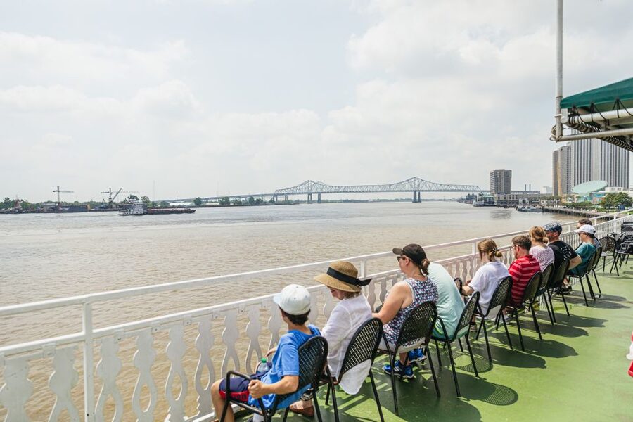New Orleans: Daytime Steamboat Jazz Cruise + Optional Lunch - The Steamboat Stompers set the mood