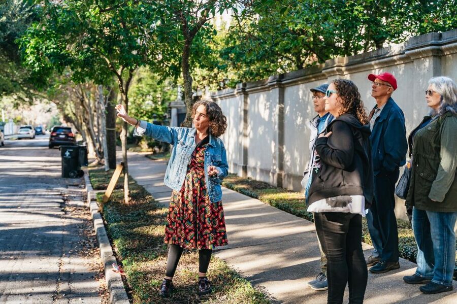 New Orleans: Garden District Guided Walking Tour - Lafayette Cemetery No. 1 from outside the gates