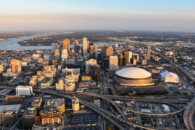 New Orleans Helicopter City Tour - City Park from above