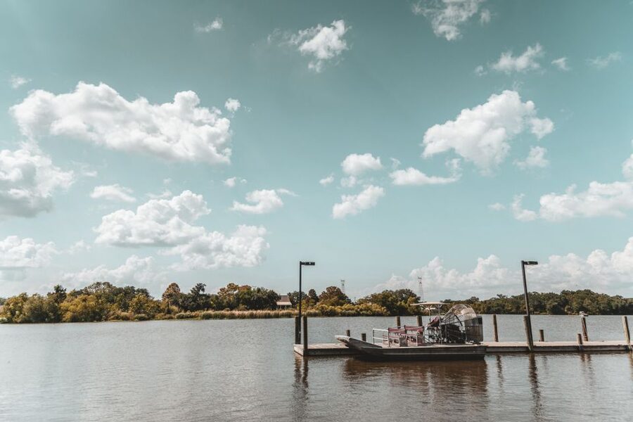 New Orleans: High Speed 16 Passenger Airboat Ride - From your New Orleans hotel to the swamp dock