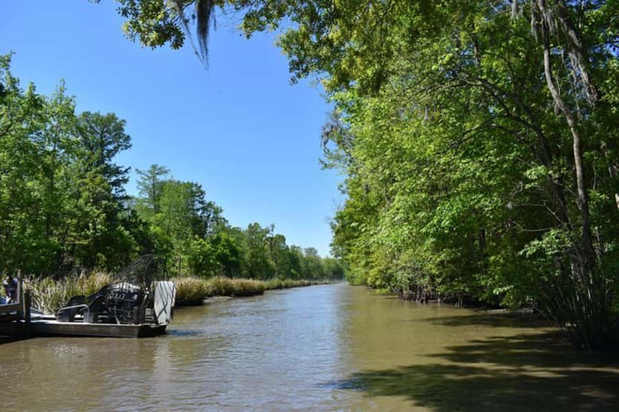 New Orleans: Oak Alley Plantation Tour and Airboat Tour - Blacksmith tools, farm equipment, and time to wander