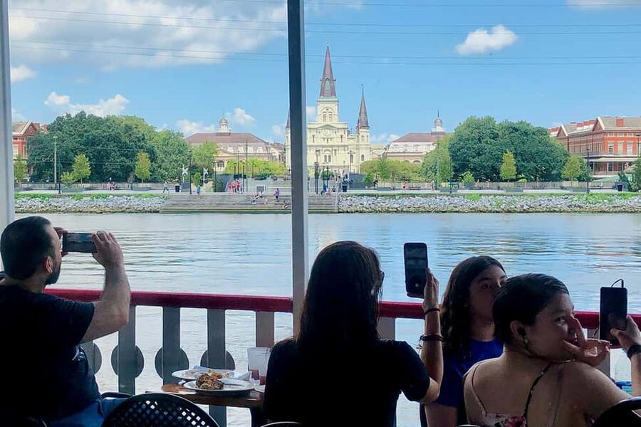 New Orleans: Sunday Steamboat Jazz Cruise + Optional Brunch - Four decks, indoor seating, and the best place to sit