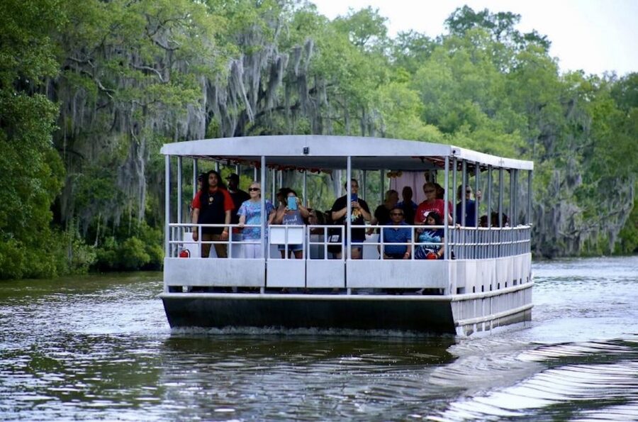 New Orleans: Swamp Tour on Covered Pontoon Boat - Reaching Adventures of Jean Lafitte From New Orleans