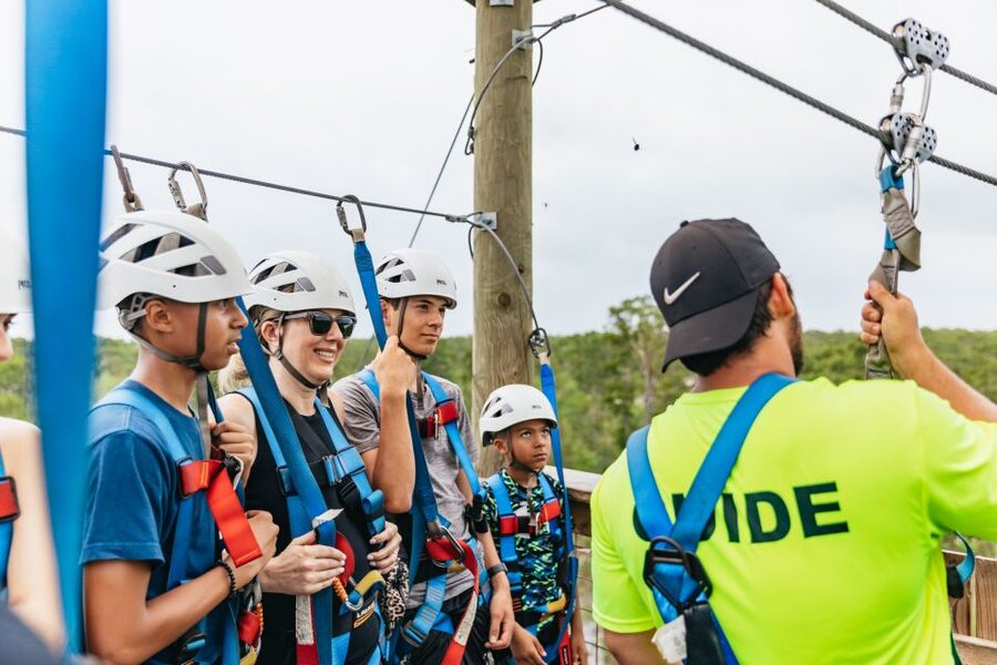 New Orleans: Swamp Zipline Tour - The bridges and spiral cypress staircase
