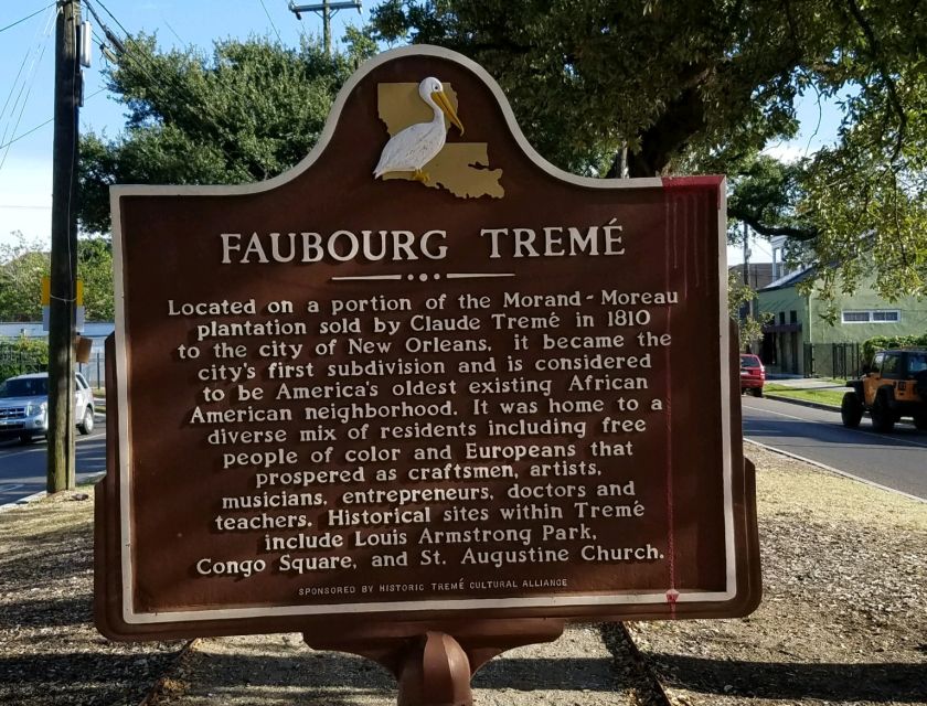 New Orleans: Tremé African American & Creole History Tour - Civil rights, segregation, and the history left out