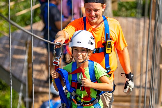 New Orleans Zipline Swamp Tour - The guides make the first attempt easier