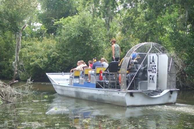 Oak Alley Plantation and Large Airboat Swamp Tour from New Orleans - The airboat ride and its wildlife
