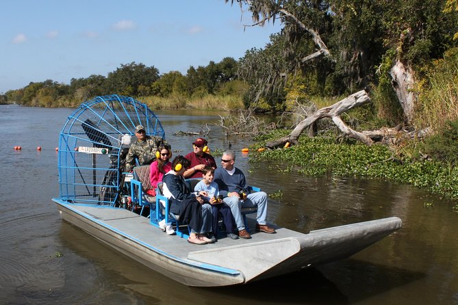 Small-Group Bayou Airboat Ride with Transport from New Orleans - Bayou Segnette by small airboat